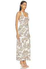 Elodie Halter Maxi Dress