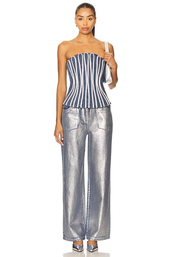 Sabrina Metallic Jean