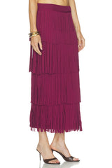 Za Za Knit Fringe Skirt