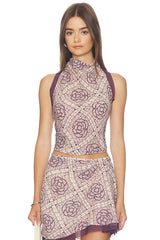 Mireli Halter Tie Top