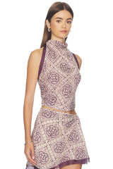 Mireli Halter Tie Top