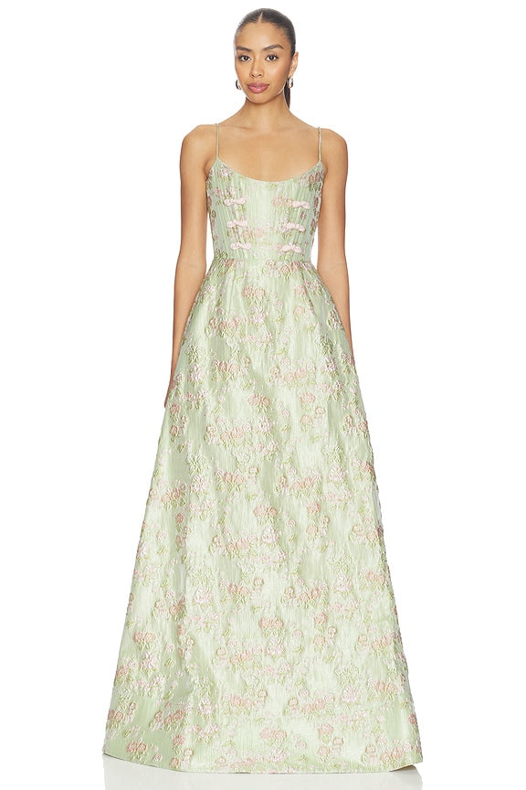 Andrea Brocade Gown