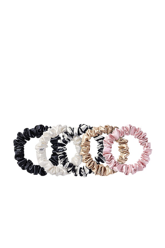 Midi Scrunchies 5 Pack In Multi