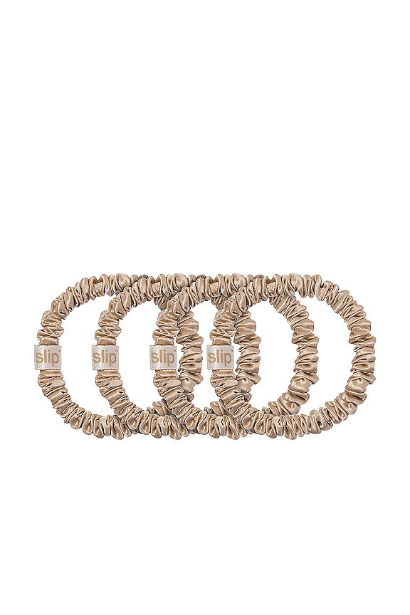 Skinny Scrunchies 4 Pack In Blonde