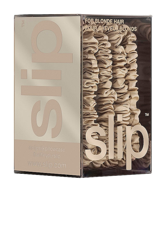 Skinny Scrunchies 4 Pack In Blonde