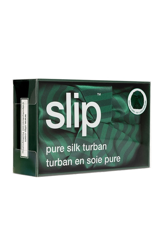 Striped Pure Silk Turban