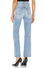 London High Rise Straight Jeans