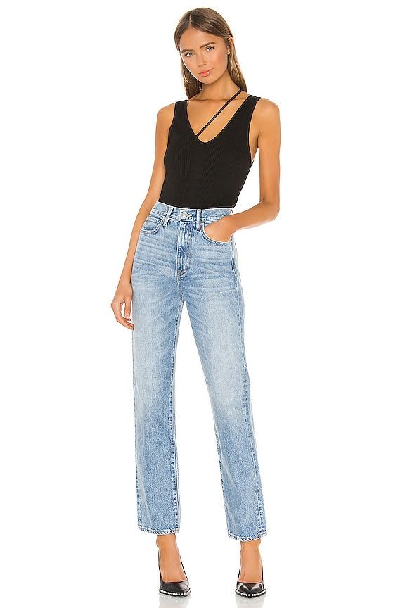 London High Rise Straight Jeans