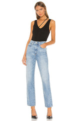 London High Rise Straight Jeans