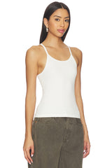 Fitted Rib Tank Top