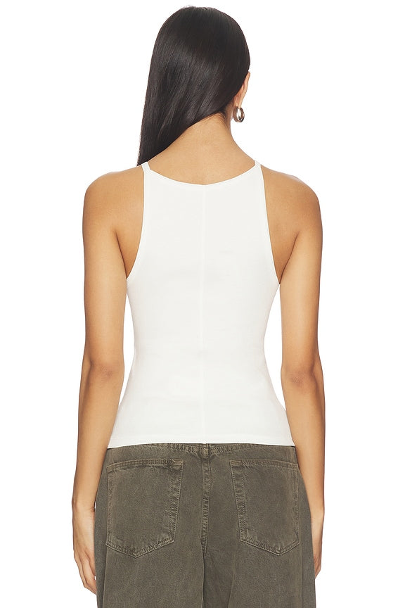 Fitted Rib Tank Top