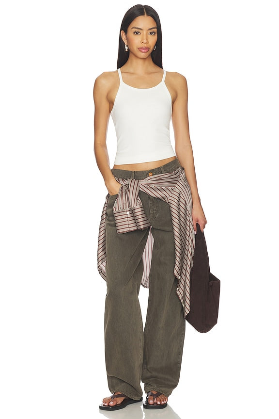 Fitted Rib Tank Top