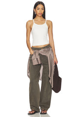 Fitted Rib Tank Top