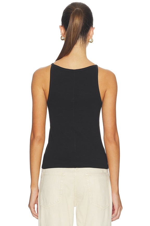 Fitted Rib Tank Top