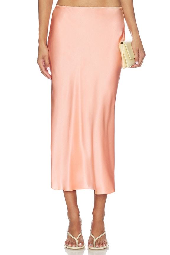 Miranda Bias Cut Pull On Skirt