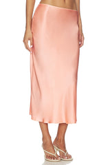 Miranda Bias Cut Pull On Skirt