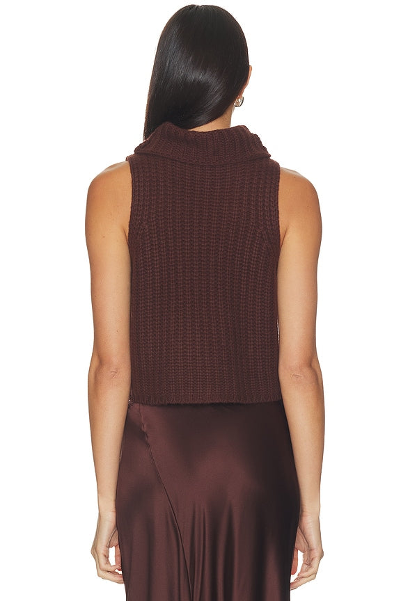 Saige Cropped Turtleneck Top