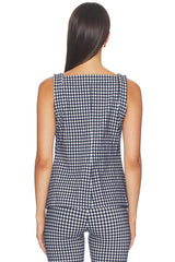 Ponte High Neck Tank Top