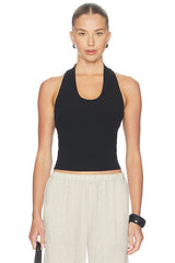 Ribbed Halter Top