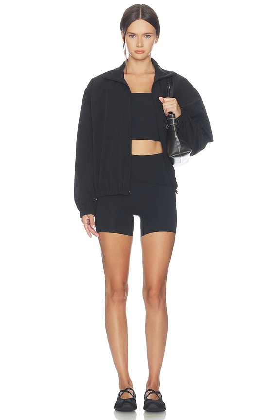 Get Moving Cropped Square Neck Shelf Tank Top