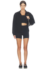 Get Moving Cropped Square Neck Shelf Tank Top