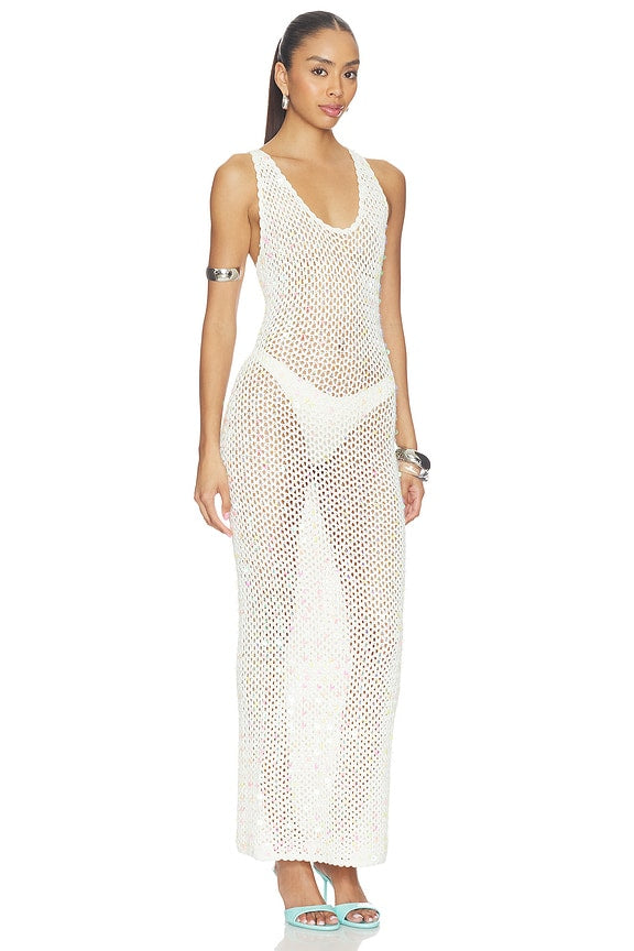 Zia Crochet Maxi Dress