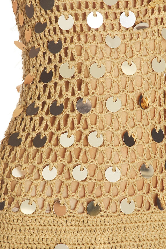 Cayenne Crochet Mini Dress