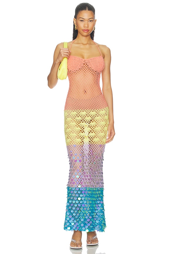 Hildie Crochet Maxi Dress