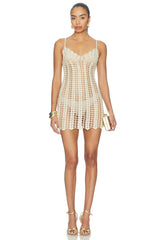 Magnolia Crochet Mini Dress