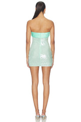 Lilouenn Strapless Mini Dress