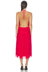 Nossa Backless Midi Dress