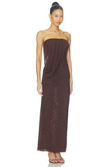 Mavro Strapless Maxi Dress