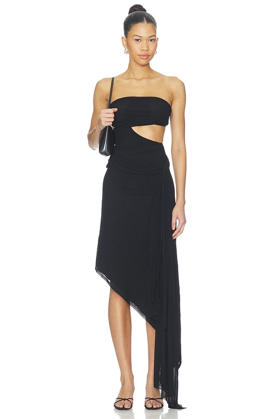 Janae Strapless Midi Dress