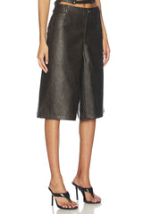 Vala Faux Leather Short