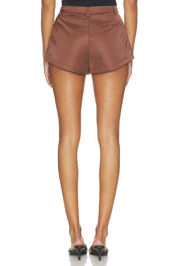 Jacinth Satin Hot Short
