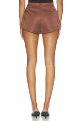 Jacinth Satin Hot Short