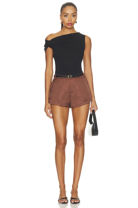 Jacinth Satin Hot Short