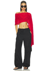 Miria Knit Cape Top