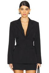 Jennifer Lace Up Blazer