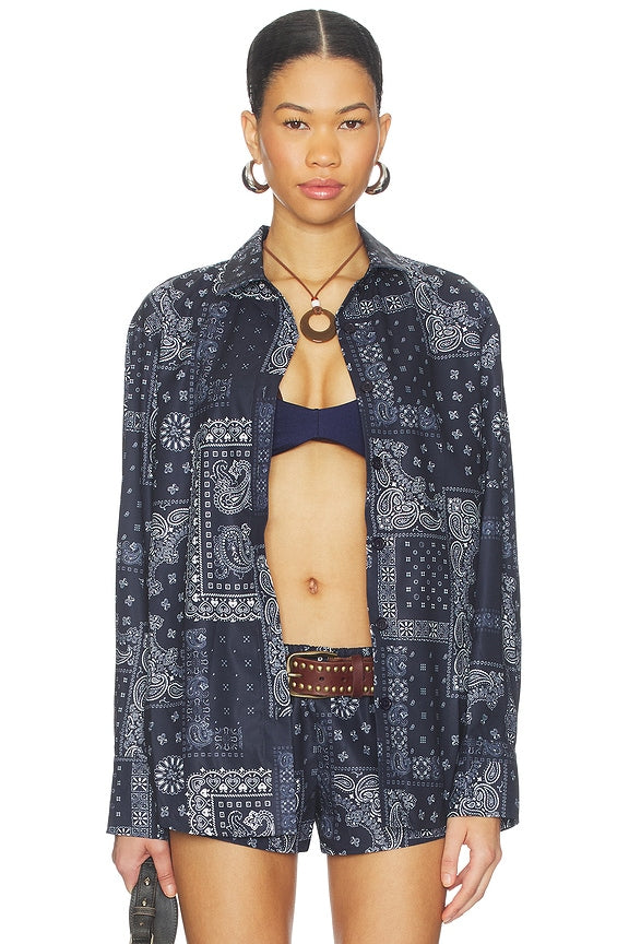 Pridget Oversized Button Down