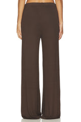 Rib Wide Leg Pants