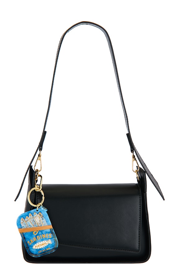 Hand-Painted Sardines Bag Charm + Keychain