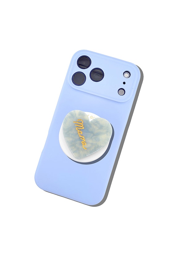 Hand-Painted Mama Heart Grip Charm