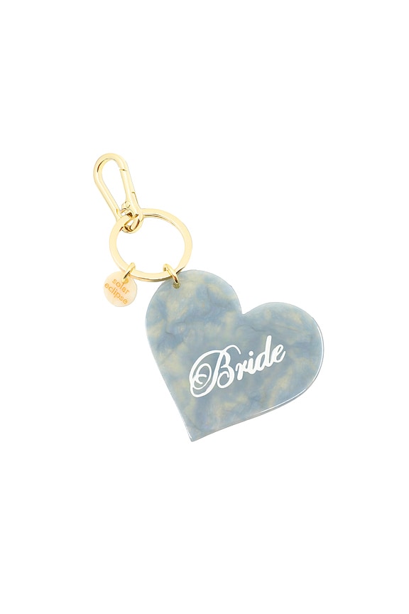 Hand-Painted Bride Bag Charm &amp; Keychain