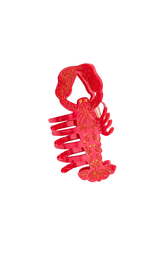 Hand-painted Lobster Claw Hair Clip