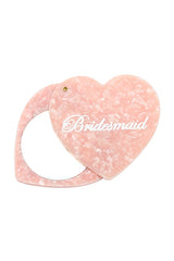Hand-Painted Bridesmaid Compact Mirror