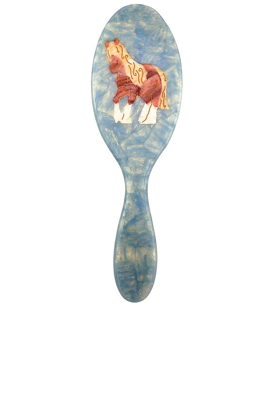 Hand-Painted Horse Amazing Hair Day Brush