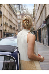 Hand-painted Boho Monarch Claw Hair Clip