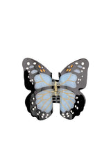 Hand-painted Monarch Butterfly Claw Hair Clip