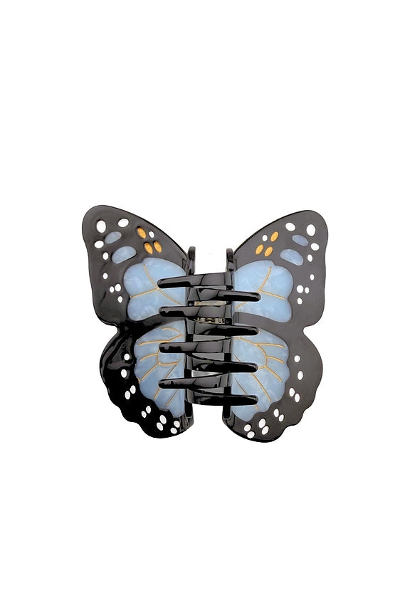 Hand-painted Monarch Butterfly Claw Hair Clip